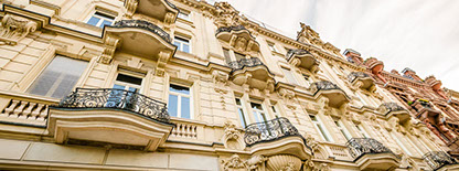 Umzug Wiesbaden in ein Haus mit Gründerzeit Fassade
